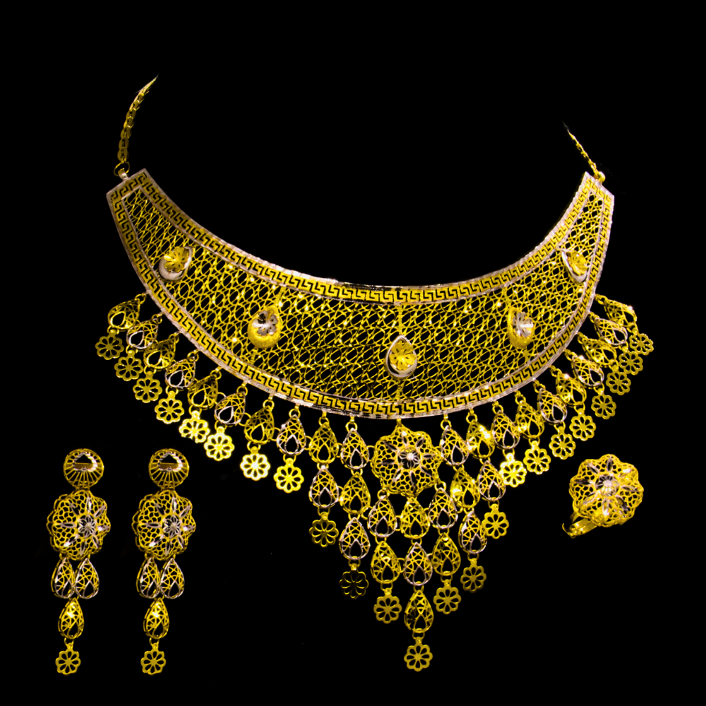22K Gold Necklace Set
